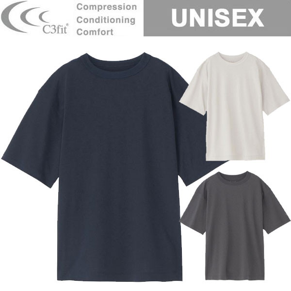 C3fit シースリーフィット R/O PAPER RLX T-SH GC44147 ユニセックス トップス 半袖 Tシャツ