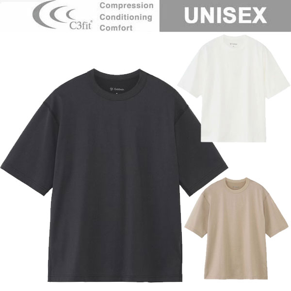 C3fit シースリーフィット R/O P/J OVSZD T-SH GC45100 リオプティマムプレーティングジャージオーバーサイズドティーシャツ ユニセックス