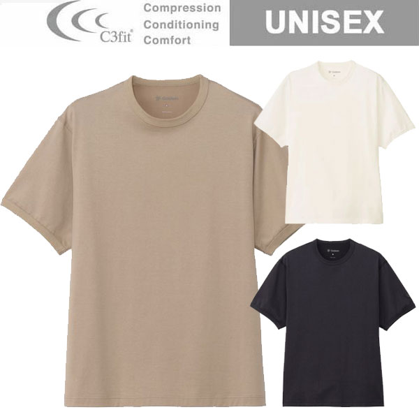 C3fit シースリーフィット R/O P/J BASIC T-SH リオプティマムプレーティングジャージベーシックティーシャツ GC45101 ユニセックス