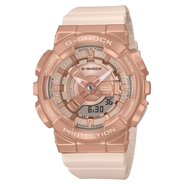 新品（展示品）カシオ ベビーＧ BA-111-4AJF ★ローズゴールド 金 CASIO(カシオ) ⁄ クォーツ腕時計・Baby-G⁄デジアナ⁄ピンク⁄BA-111-4AJF