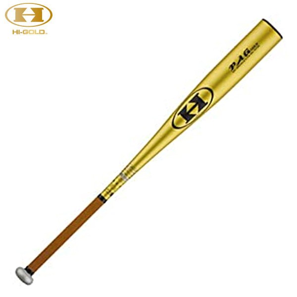 ハイゴールド Hi-GOLD HBT-3083G 硬式アルミバット イエローゴールド 83cm HBT3083G