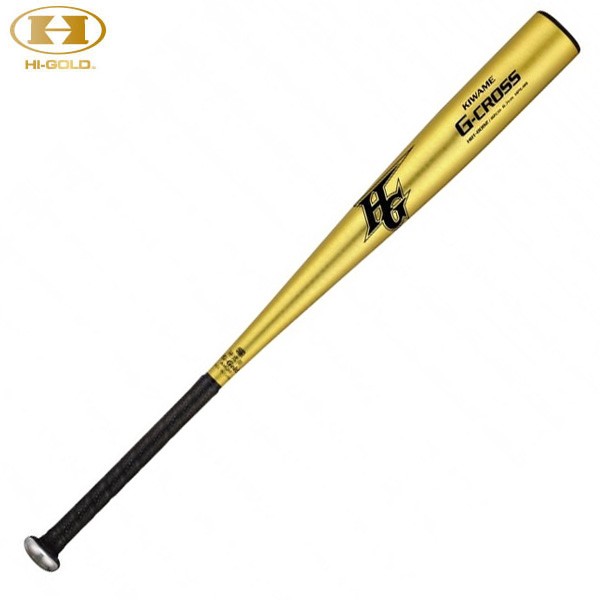 ハイゴールド Hi-GOLD HBT-8082 G-CROSS硬式金属バット ゴールド 82cm HBT8082