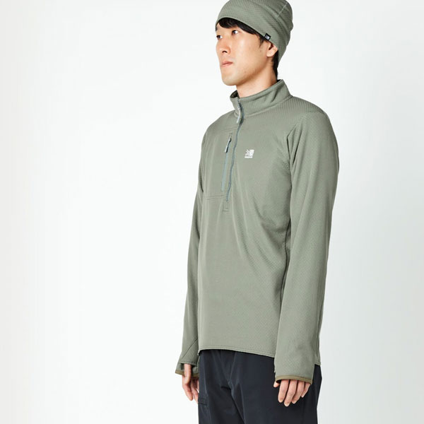 Karrimor カリマー octa thermal half-zip オクタ サーマル ハーフ ジップ 長袖  アウトドア トップス ハーフジップ 登山 101596-5040_1