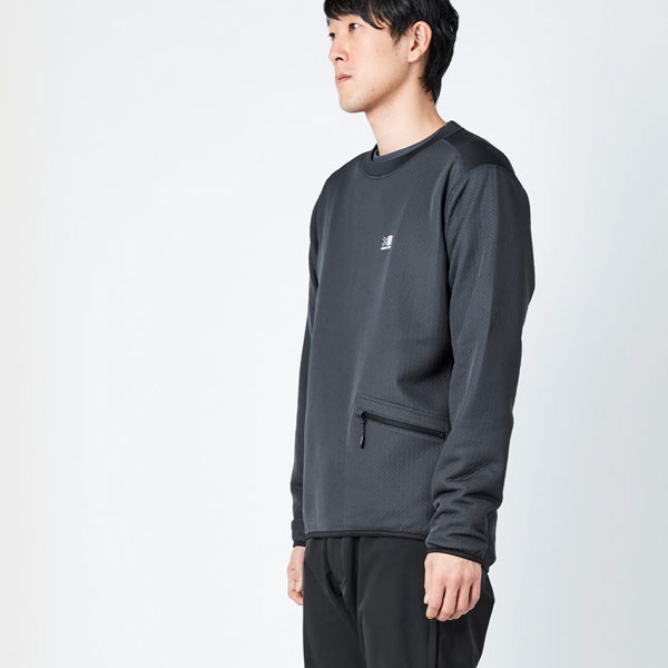 Karrimor カリマー octa midlayer crew オクタ ミッドレイヤー クルー 長袖  アウトドア トップス  登山 101599-0601_2
