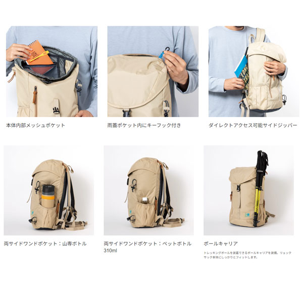 Karrimor カリマー VT day pack R VT デイパック R リュックサック アウトドア 巾着 デイジーチェーン 501219-5040_3