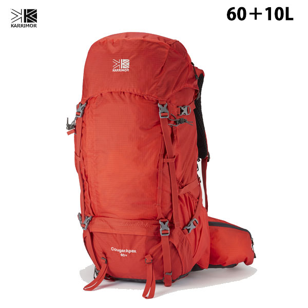 Karrimor カリマー CougarApex 60+ クーガーエーペックス 60プラス バックパック リュックサック 大容量 トレッキング 501245-0930