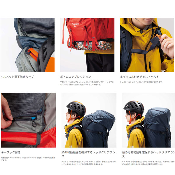 Karrimor カリマー CougarApex 60+ クーガーエーペックス 60プラス バックパック リュックサック 大容量 トレッキング 501245-5040_4