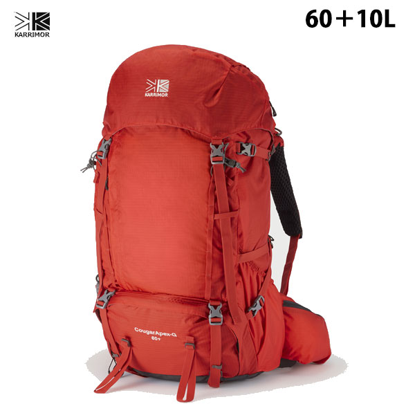 Karrimor カリマーCougarApex-G 60+ クーガーエーペックス-G 60プラス バックパック リュックサック 大容量 トレッキング 501246-0930