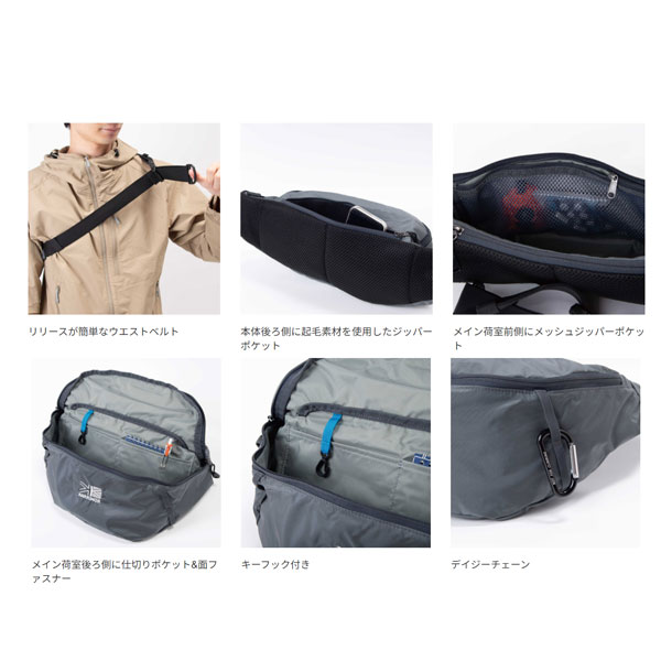 Karrimor カリマー sporan 4 スポーラン サコッシュ バック ショルダー ボディバック ウエストバック ウエストベルト 501255-0550_3