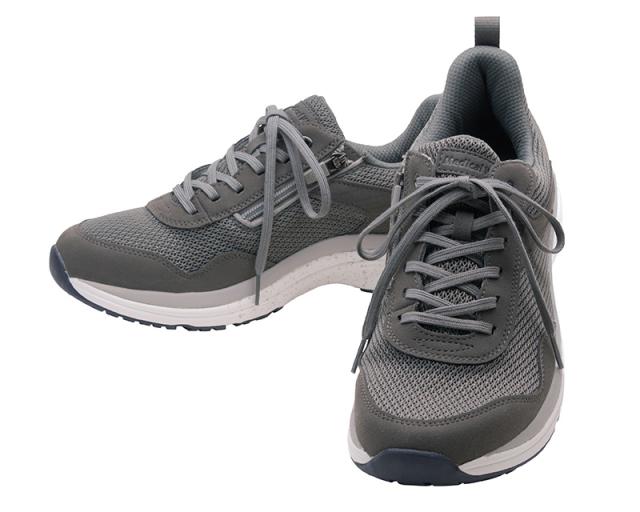 ASAHI アサヒシューズ メディカルウォーク WK M032 グレー KV78502 メンズ