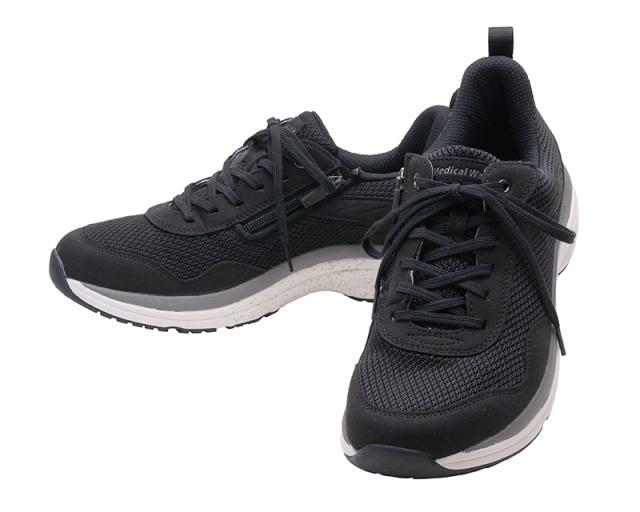 ASAHI アサヒシューズ メディカルウォーク WK M032 ブラック KV78503 メンズ