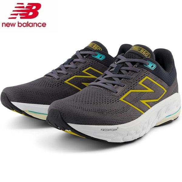ニューバランス new balance シューズ M860 BLACK YELLOW M860A144E 幅広 ジョギング ランニング メンズ