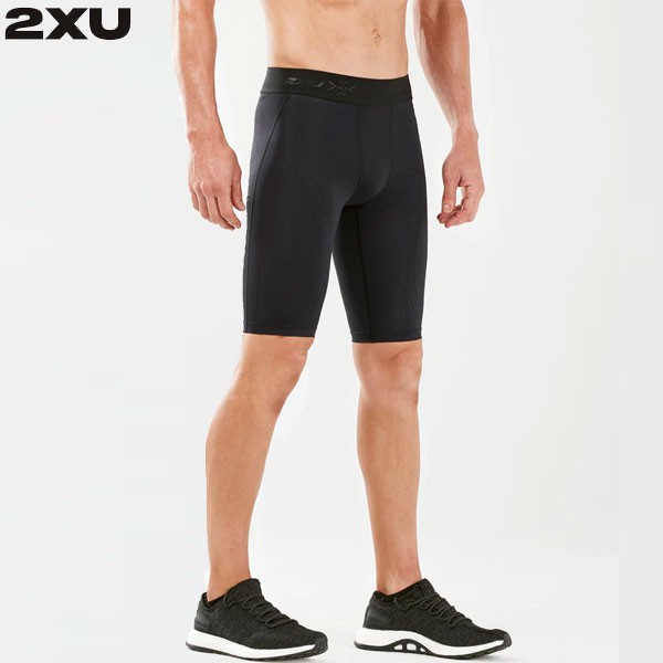 2XU ツータイムズユー MCS メンズ クロストレ コンプレッションショーツ ロゴベルト MA5366B 着圧