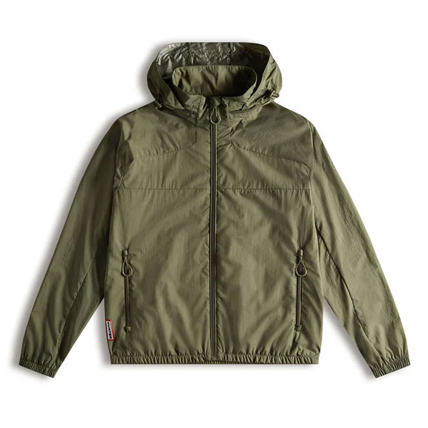 ハンター HUNTER メンズ トラベル リサイクル ナイロン シェル ジャケット MRO1431SAA-LIN