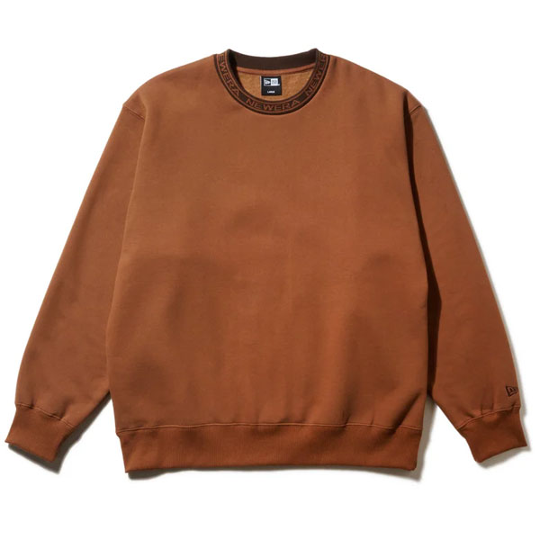 ニューエラ NEW ERA 裏起毛 オーバーサイズド スウェット クルーネック ジャカードロゴ ライトブロンズ 14324667の通販は 7,304円