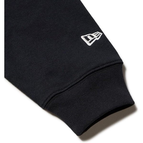 NEW ERA ニューエラ 長袖 オーバーサイズド ヘビーウェイト コットン Tシャツ College Logo ブラック 14682688