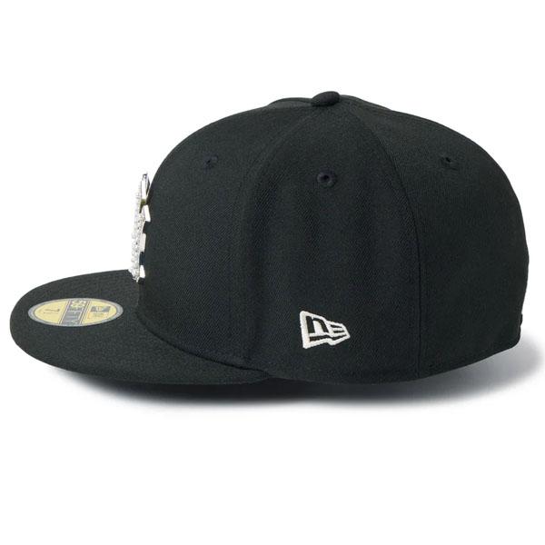 ニューエラ NEW ERA 59FIFTY MLB パール バッジ Pearl Badge ニューヨーク ヤンキース ブラック 14745148 帽子 キャップ_1