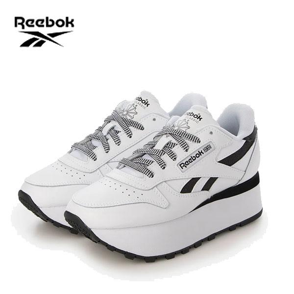 リーボック Reebok クラシックレザー トリプルリフト CLASSIC LEATHER TRIPLE LIFT スニーカー 厚底 靴 RE-100209620-WH
