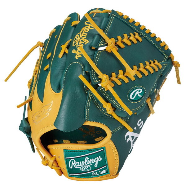 返品交換不可 在庫一掃セール Rawlings ローリングス 軟式 ハイパーテック MLB A15W OAK-RH GR5HTMA15W-OAK 一般軟式グラブ