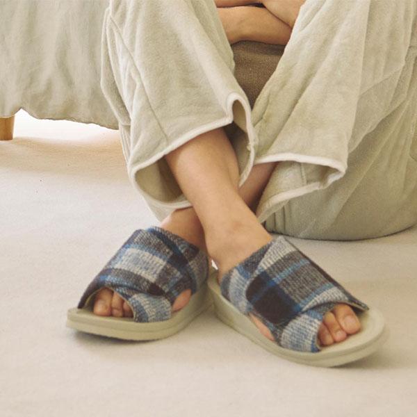 返品交換不可 在庫一掃セール シダス SIDAS ウチッパ UTIPPA QUILTING リカバリー ルームシューズ サンダル 血行促進 疲労軽減 一般医療機器 202500 即納_2