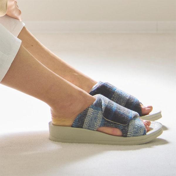 返品交換不可 在庫一掃セール シダス SIDAS ウチッパ UTIPPA QUILTING リカバリー ルームシューズ サンダル 血行促進 疲労軽減 一般医療機器 202500 即納_3