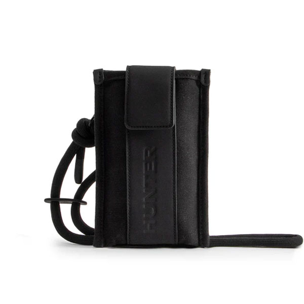 返品交換不可 現品限り処分 ハンター HUNTER リファインド スティッチ キャンバス フォンポーチ ショルダーバッグ UBX3712CAA-BLK