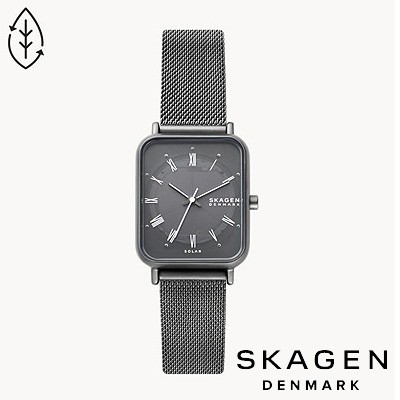 スカーゲン SKAGEN 腕時計 RYLE ソーラーチャコールトーン ステンレススチールメッシュウォッチ SKW3000 レディース アナログ 北欧 正規の通販は