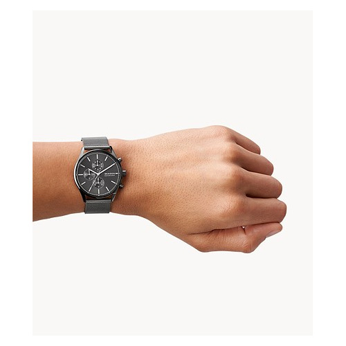スカーゲン SKAGEN 腕時計 Holst Chronograph クロノグラフ チャコールスチールメッシュウォッチ SKW6608 メンズ アナログ 北欧 正規品_1