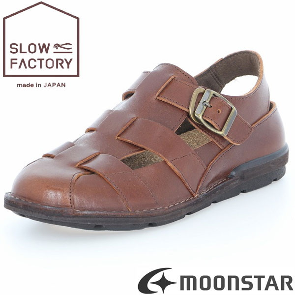 ムーンスター moonstar SLOW FACTORY SLUカゴ2 グルカサンダル コンフォートシューズ  レディース メンズ