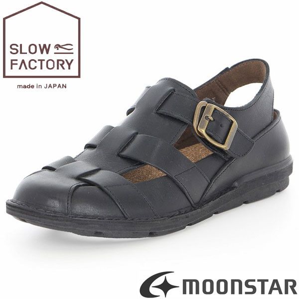 ムーンスター moonstar SLOW FACTORY SLUカゴ2 グルカサンダル コンフォートシューズ  レディース メンズ