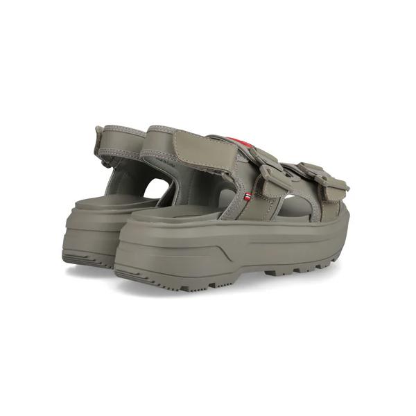 猟り人 HUNTER ユニ一発やる シティ リベル ネオ なめし革 バックル サンダル 活動力粘土 UFD3109LEA-ECL