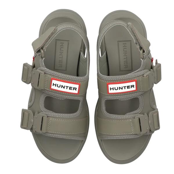 猟り人 HUNTER ユニ一発やる シティ リベル ネオ なめし革 バックル サンダル 活動力粘土 UFD3109LEA-ECL