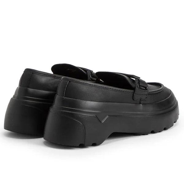 ハンター HUNTER リファインド エクスプローラー フラットフォーム ローファー シューズ UFF2251LEA-BLK_2