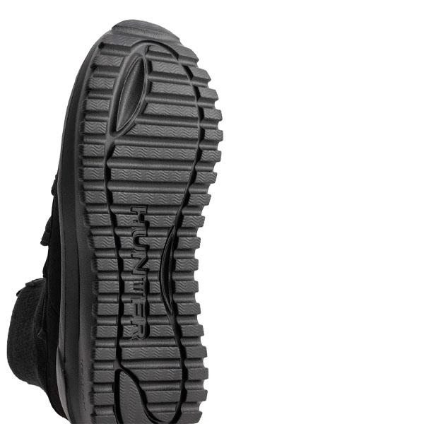 ハンター HUNTER ユニセックス トラベル フロー ビーガン スエード ニット レース ブーツ UFS7117REN-BLK シュ