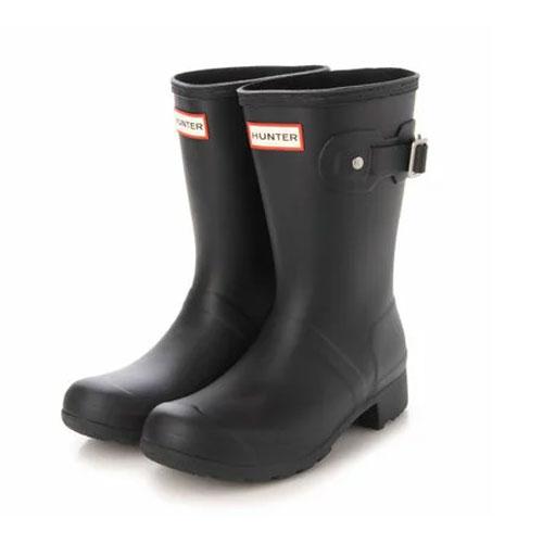 ハンター HUNTER オリジナル ツアー ショート レインブーツ レディース シューズ WFS2205RMA-BLK