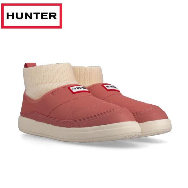 ハンター HUNTER レディース イン アウト パファー ニッテッド カフ ブーツ ドリーミーヌード シェイデッドホワイト WFS2265REN-NHS ブーツ シューズ