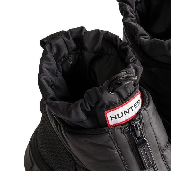 猟り人 HUNTER レディース イントレピッド ジップ アンクル スノーブーツ シューズ WFS5000WWU-BLK