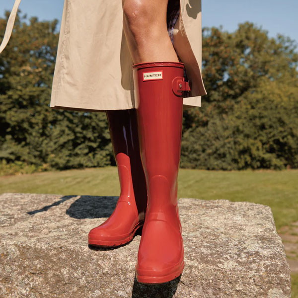ハンター HUNTER レディース オリジナル トール グロス レイン ブーツ