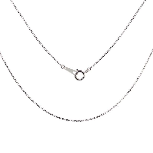 プラチナ チェーン 角小豆チェーン ネックレス チェーンのみ レディース 45cm ネックレスの通販は 17,020円