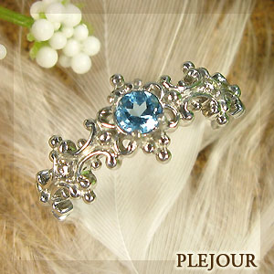 ブルートパーズ リング 10金 婚約指輪 格安 ブルートパーズ リング エンゲージリング 10金 婚約指輪 格安 トパーズ