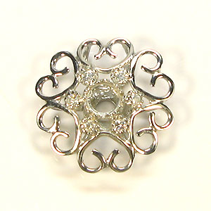 セミオーダー・リフォームK18WGペンダント枠の通販は