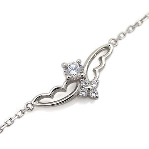 イエローダイヤモンド ペアシェイプ　0.14ct プラチナ・ダイヤモンド・ブレスレット・レース・ブレス