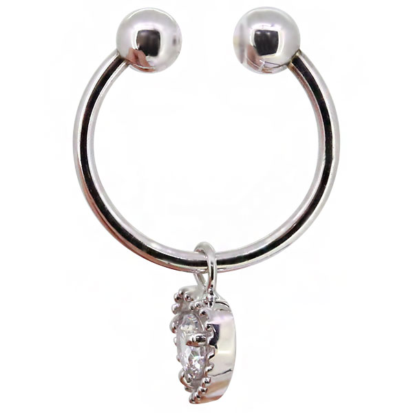 フープイヤリング ハート 10k イヤーカフ 揺れる レディース ルビー ピンク イエロー 両耳 フープイヤリング ハート 10k イヤーカフ 揺れる レディース ピンク