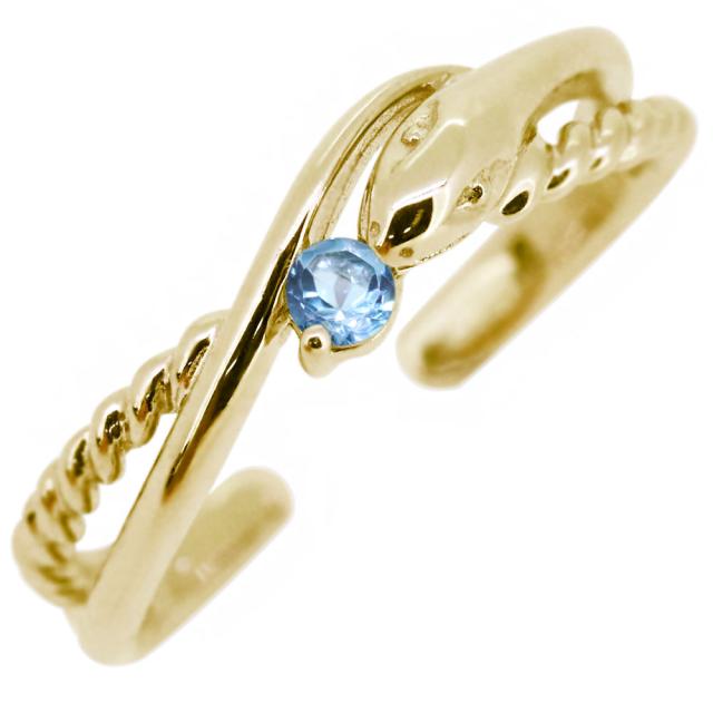 イヤークリップ イヤーカフ 蛇 へび レディース ピアス イヤカフ 18金 18k 誕生石 11月 イヤリング 片耳の通販は