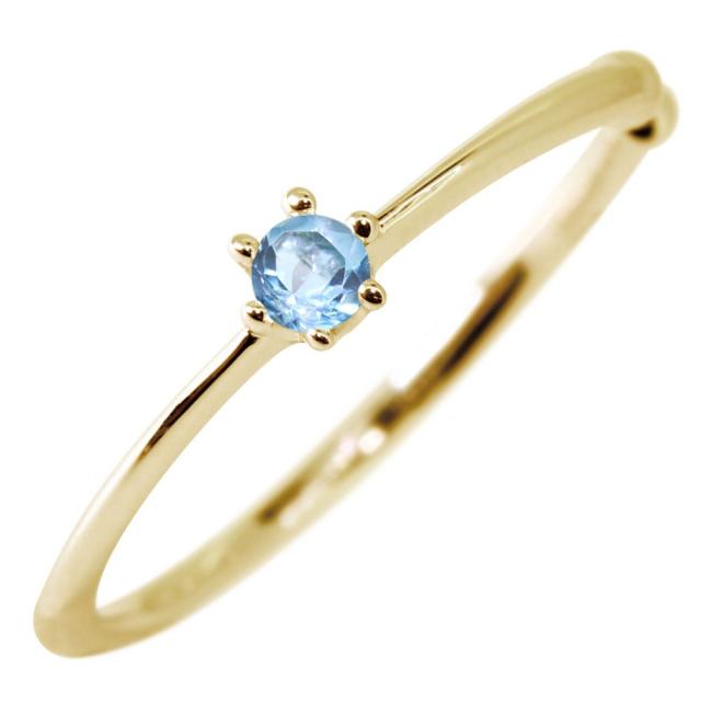 イヤーカフ レディース ブルートパーズ 片耳 王冠 シンプル イヤカフ 11月誕生石 10金 おしゃれの通販は