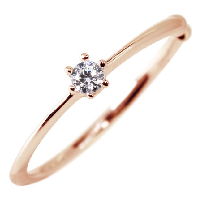 イヤーカフ 18k ゴールド ピンクゴールド イヤカフ 片耳 18金 華奢 ダイヤモンド シンプル_5