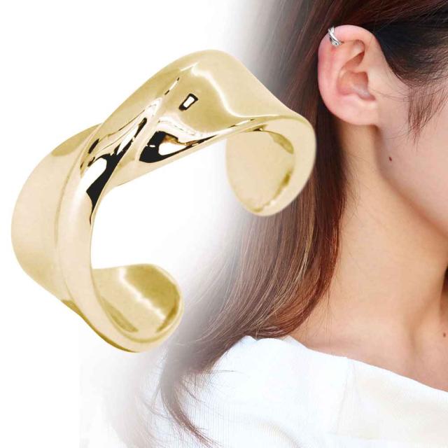 18K K18 ピアス フープピアス ツイスト ねじり 18金 刻印 刻印あり K18