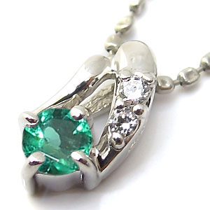 エメラルド・ネックレス・K10・一粒・エメラルド・ペンダントの通販は 23,141円