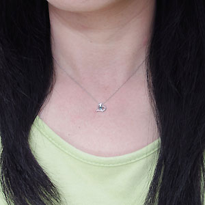 プラチナ ネックレス トップ ハート ブルートパーズ ペンダント レディース チェーン 宝石 送料無料 セール SALE プラチナ・ハートネックレス・11月誕生石・ブルートパーズ・ペンダント