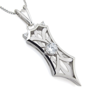 プラチナ メンズ トライバル ネックレス ダイヤモンド ペンダント クリスマス ポイント消化